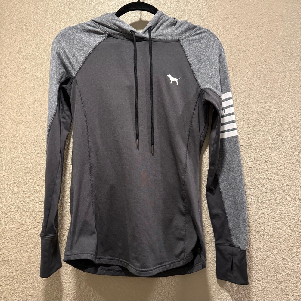 Victoria's Secret Pink Gray‎ Hoodie Sweatshirt